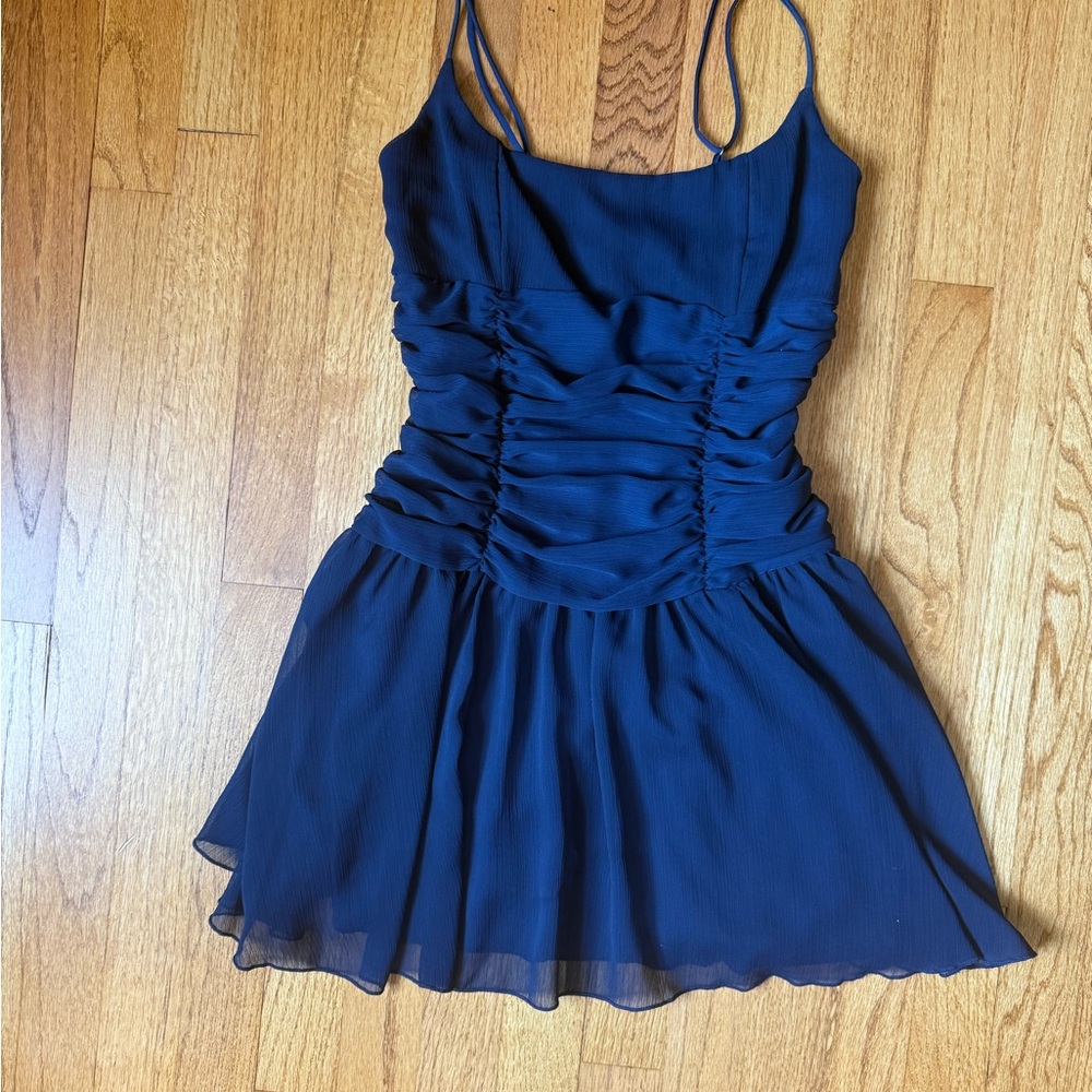Lucy in the Sky Navy Blue Mini Dress